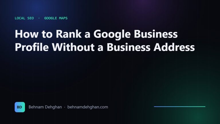 How to Rank a Google Business Profile Without a Business Address