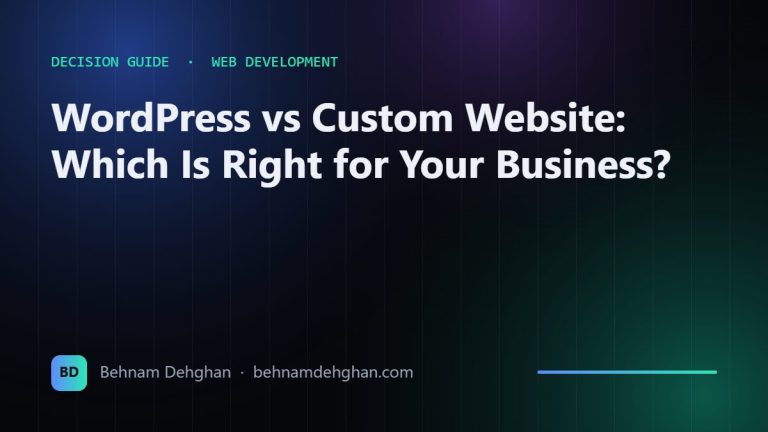 WordPress vs Custom Website: Which Is Right for Your Business?